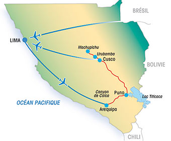 Carte Voyage sur Mesure au Chili