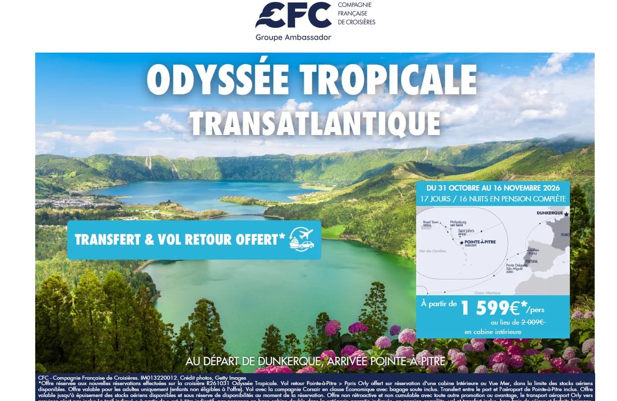 Croisière Caraïbes